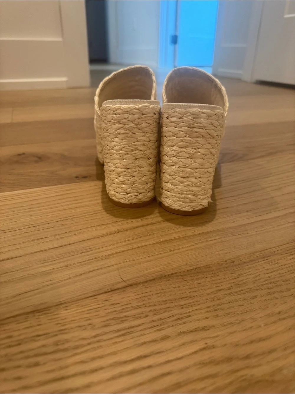 Dolce Vita Elora - Cream Braided Platform Mule Sandals